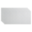 Gloss White 48'' Embossed Vinyl Glue Up Ceiling Tile