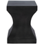 Curby Black Concrete Indoor/Outdoor Accent Stool