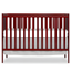 Cherry 5-in-1 Convertible Crib with Adjustable Mattress Support