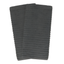 Graphite Terry Cotton Highly Absorbent Kitchen Towel Set