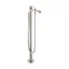 Brushed Nickel Single Handle Floor Mounted Tub Filler