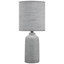 Donnford 20" Gray Ceramic Table Lamp with Diamond Pattern