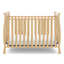 Natural Wood 3-in-1 Convertible Sleigh Crib