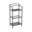 Gray Metal 3-Tier Over-the-Toilet Storage Shelf