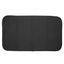 Black Foldable Microfiber Dish Drying Mat 16" x 28"