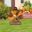 30" Thanksgiving Metal Turkey Yard Stake with Welcome Sign