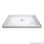 SlimLine 36" x 48" White Rectangular Shower Base