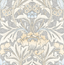 Daydream Grey & Pearl Blue Floral Peel and Stick Wallpaper