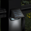 Black Aluminum Solar LED Deck and Wall Light