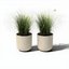 Kona Modern Sand 10" Plastic-Stone Composite Planter