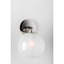 Polished Nickel 1-Light Dimmable LED Sconce with Frosted Glass