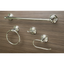 Boulder Polished Chrome 4-Piece Bathroom Hardware Set