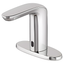 Polished Chrome Single-Hole Industrial Bathroom Faucet