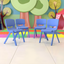 Bright Blue Lightweight Stackable School Chair for Kids