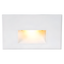 Dimmable Coastal Bronze LED Step and Wall Light in White