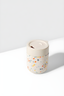 Terrazzo Cream 12 oz Ceramic Mug with Silicone Sleeve