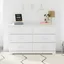 Brookside White 6-Drawer Nursery Double Dresser - GREENGUARD Certified