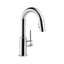 Chrome Pull-Down Single Handle Kitchen Faucet with Spray