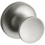 Vibrant Brushed Nickel Wall Mounted Robe Hook