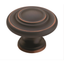 Oil-Rubbed Bronze Round Cabinet Knob with Mounting Hardware