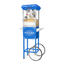 Blue Steel 8 oz Classic Popcorn Machine with Cart