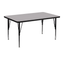 Gray Adjustable Height Rectangular Laminate Activity Table