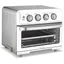 White Air Fryer Toaster Oven with Grill and Convection