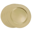 Gold Round Classic Design Charger Plates Set of 4