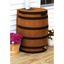 Terra Cotta Faux Oak 40 Gallon Rain Barrel with Spigot