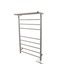 Brushed Nickel 8-Bar Wall Mounted Electric Towel Warmer