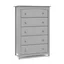 Pebble Gray Kenton 5-Drawer Nursery Chest