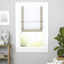 White and Gray Cordless Blackout Roman Shade