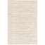 Elegant Cream 4' x 6' Hand-Knotted Square Synthetic Area Rug