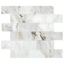 Daphne White Marble Peel and Stick Mosaic Tile