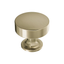 Golden Champagne Round Modern Cabinet Knob with Mounting Hardware