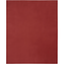 Brick Red 8' x 10' Easy Care Synthetic Area Rug