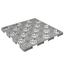 Gray Plastic Interlocking Deck Tiles 12-Pack for Outdoor Use