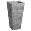 Ella Gray 12" Square Self-Watering Planter