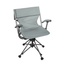 Gray Portable 360 Degree Swivel Camping Chair with Armrests