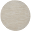 Ivory Beige Round Synthetic Indoor Outdoor Rug, 4 ft