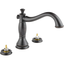 Classic Elegance 16" Bronze Deck Mounted Widespread Faucet