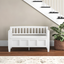 Brooklyn White Solid Wood Flip Top Storage Bench