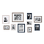 Coastal Multicolored Wood Gallery Wall Frame Set - 10 Pieces