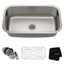 Premier 31.5" Satin Stainless Steel Undermount Kitchen Sink