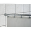 Lavender & Sage Adjustable Chrome Shower Curtain Rod Set with 12 Hooks, 42-72 inch, Silver