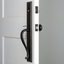 Matte Black Iron Handleset with Deadbolt and Keep Door Knob