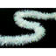 Iridescent White Tinsel Christmas Garland with Snowblush Strands