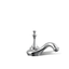 Artifacts Vintage-Inspired Tea Spout Bathroom Sink Faucet - Polished Chrome