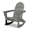 Slate Gray Vineyard Adirondack POLYWOOD Rocking Chair