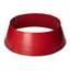 Christmas Red Hammered Metal Tree Collar for 11-12' Trees